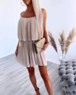 Tirkīza Plisēts Kombinezons