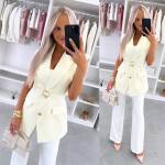 Kollane Vööga Vestjakk