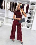 Brūns Mīkstas Bikses Ar Fliteriem