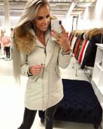 Beež Naturaalse Karvaga Vetthülgav Talveparka