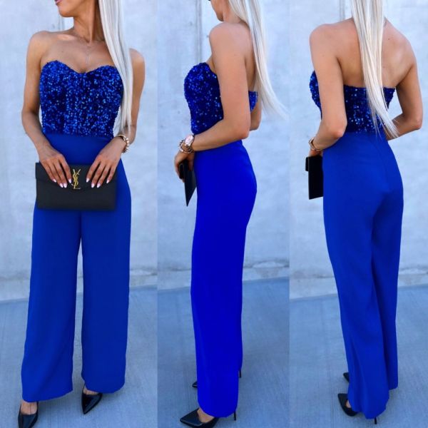 Sinine Litritega Jumpsuit