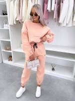 Turkus Dwuczęściowy Komplet Sukienkowy