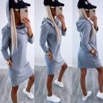 Koralų Medvilninė Laisvalaikio Suknelė