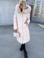 Черный Тёплая зимняя парка с капюшоном