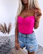 Beżowy Crop-top