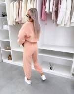 Turkus Dwuczęściowy Komplet Sukienkowy