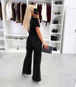 Brūns Mīkstas Bikses Ar Fliteriem