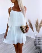 Tirkīza Plisēts Kombinezons