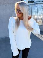 Roosa Laiemate Varrukatega Pehme Kampsun