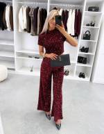 Brūns Maigs Fliteru Crop Tops