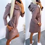 Koralų Medvilninė Laisvalaikio Suknelė