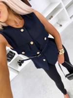 Beež Vööga Vest-jakk