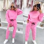 Turkus Dwuczęściowy Komplet Sukienkowy