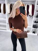 Valge Seest Pehme Kehasse Veniv Pluus