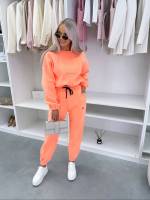 Turkus Dwuczęściowy Komplet Sukienkowy