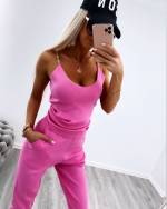 Zila Trīsdaļīgs Ikdienas Komplekts