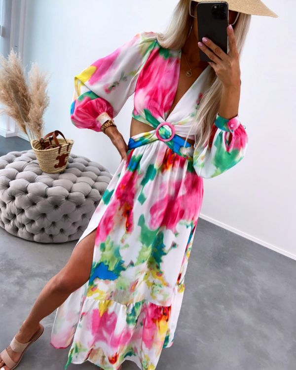 Pink Summer Maxi Dress