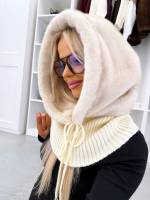 Must Kaelusega Müts