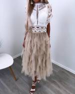 Roosa Satsidega Tüllseelik