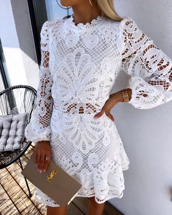 White Lace Dress