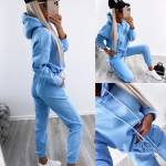 Серый Мягкий спортивный костюм