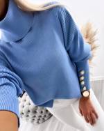 Hall Kõrge Kaelusega Lohvakas Kampsun