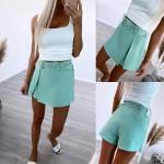 Juoda Kulotė Su Diržu