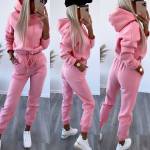 Серый Мягкий спортивный костюм