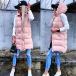 Beež Lühem Kapuutsiga Vest