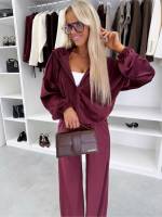 Tumši Pelēks Divdaļīgs Velūra Treniņtērpa Komplekts