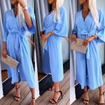 Roheline Taskutega Eest Seotav  Jumpsuit