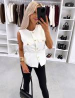 Beež Vööga Vest-jakk