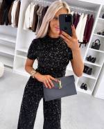 Brūns Maigs Fliteru Crop Tops