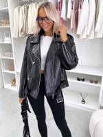 Taupė Oversized Stiliaus Džemperis