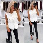 Beež Vööga Vest-jakk