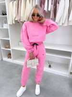 Turkus Dwuczęściowy Komplet Sukienkowy