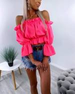 Kollane Sifoonist Crop-top