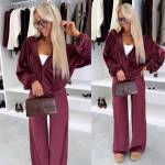 Tumši Pelēks Divdaļīgs Velūra Treniņtērpa Komplekts