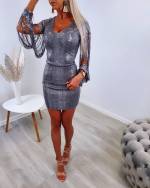 Roosa Narmaste Ja Litritega Kleit