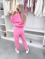 Turkus Dwuczęściowy Komplet Sukienkowy